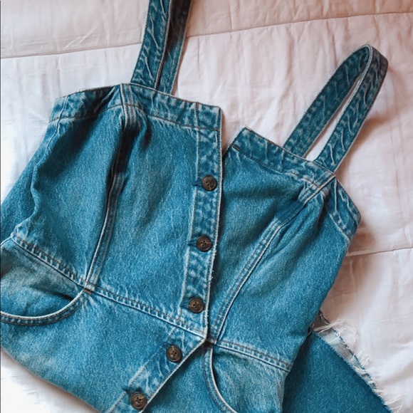 REFORMATION DENIM DRESS - Picture 2 of 7